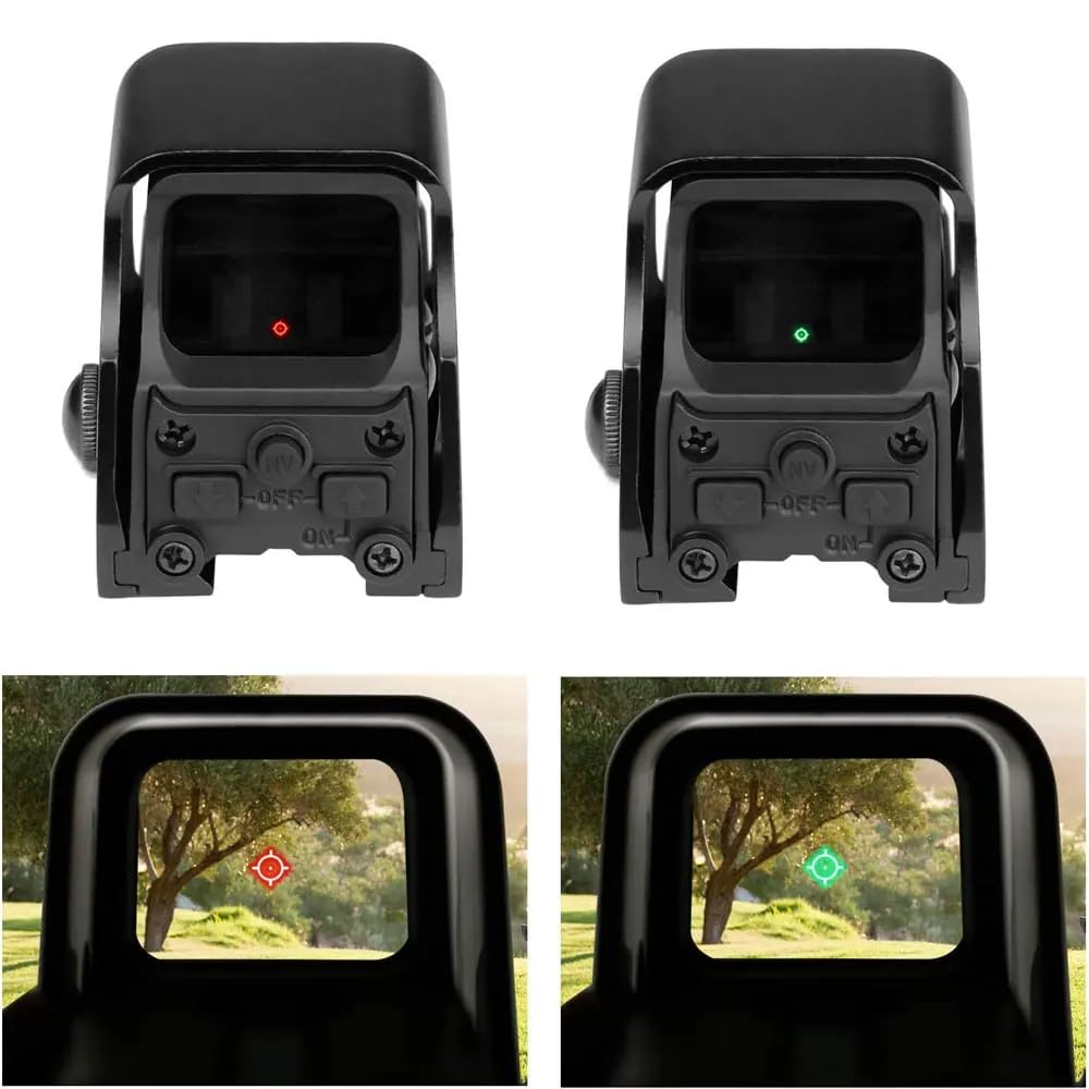 552 Holographic Sight Tactical Red Dot Sights Holo Reflex Sight for Rifle 20mm Rail Parallax Outdoor Shockproof