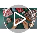 24 Pack Snow-Dusted Pine Cones for Holiday Decor, Christmas Ornaments & Crafts