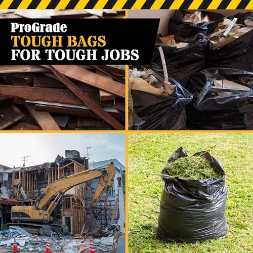 Reli. Heavy Duty 55 Gallon Contractor Trash Bags - Pack of 20