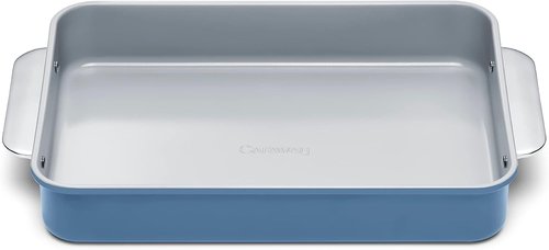 Caraway Non-Stick Ceramic 9”x13” Rectangle Pan - Naturally Slick & Non-Toxic - Perfect for Brownies & Lasagnas - Slate
