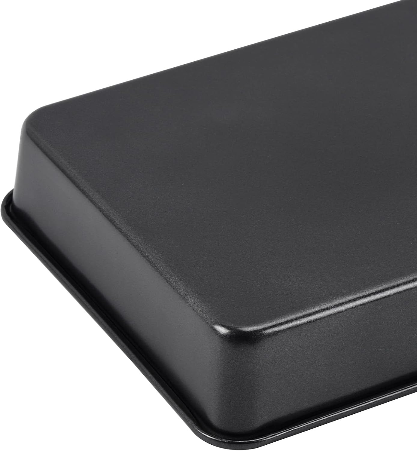 Skiennix Nonstick Roasting Pan Set - Deep Baking Pans for Oven | 3-Piece Black Cake Pan Set