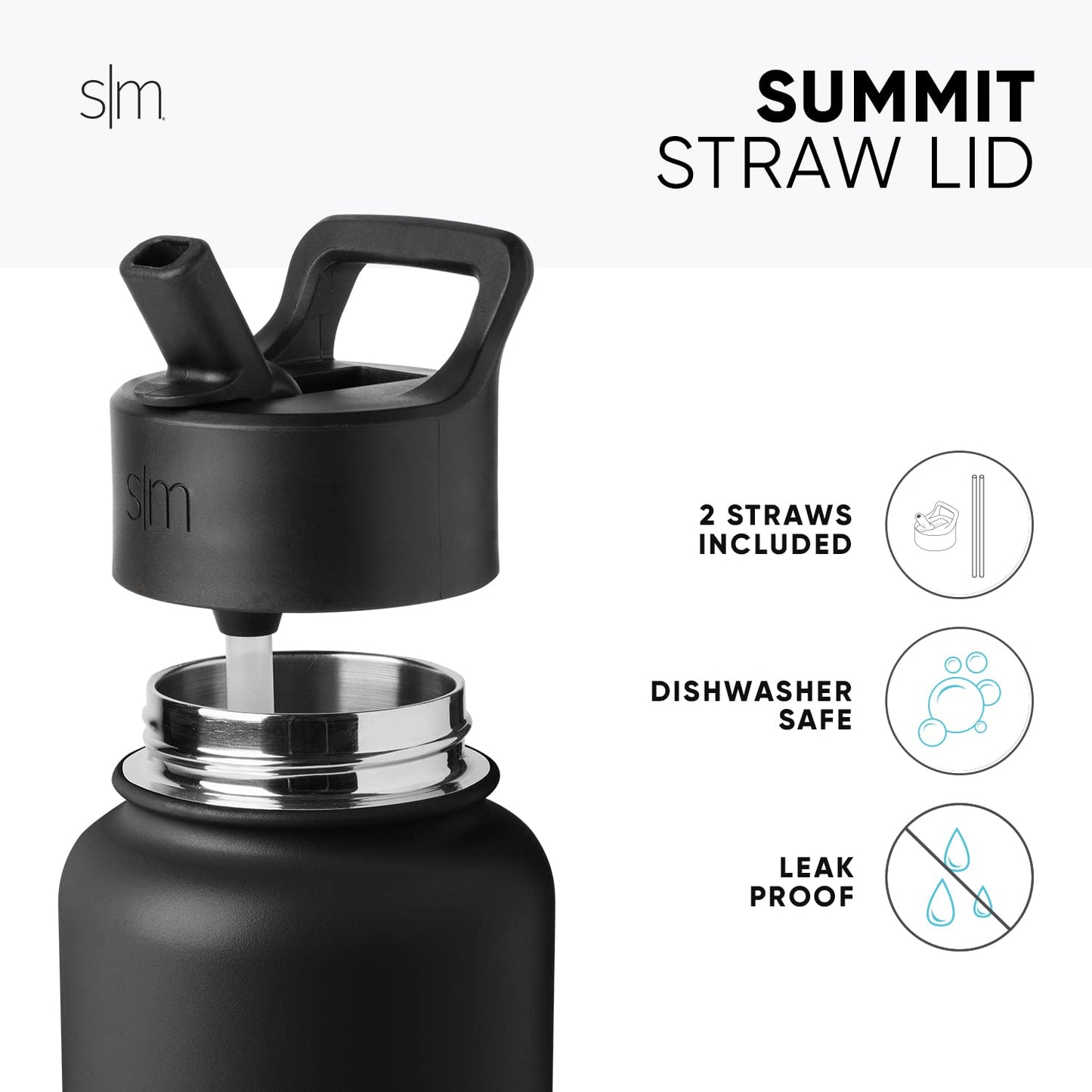 Simple Modern Harry Potter Water Bottle with Straw Lid Insulated Stainless Steel Metal Thermos | Gifts for Women Men Reusable Leak Proof Flask | Summit Collection | 32oz Harry Potter Herbology
