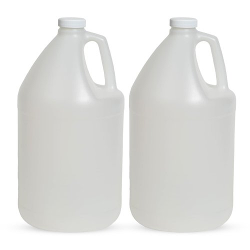 FastRack 2-Pack 1 Gallon Water Bottle Plastic Jug Container with Lid | White Food Grade Gallon Water Jug, BPA-Free, Leak-Proof Pitcher With Lid Fermentation, Brewing, Storage & More
