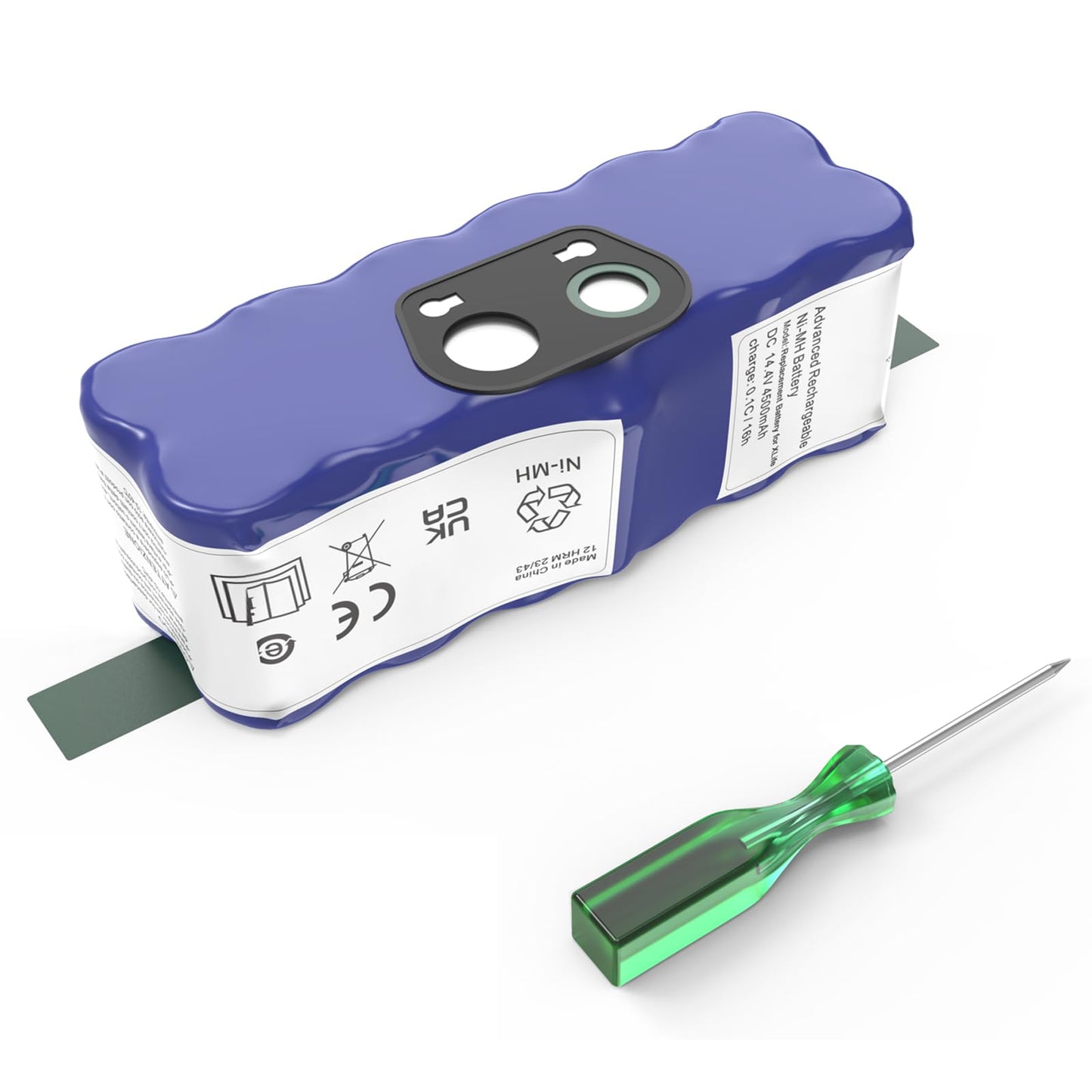 JGTM 4500mAh Battery for iRobot X-Life Extended Ni-MH Battery Replacement, Compatible with Roomba R3 400 500 600 700 Series 530 531 532 540 550 560 570 620 630 650 660 760 770 780 790
