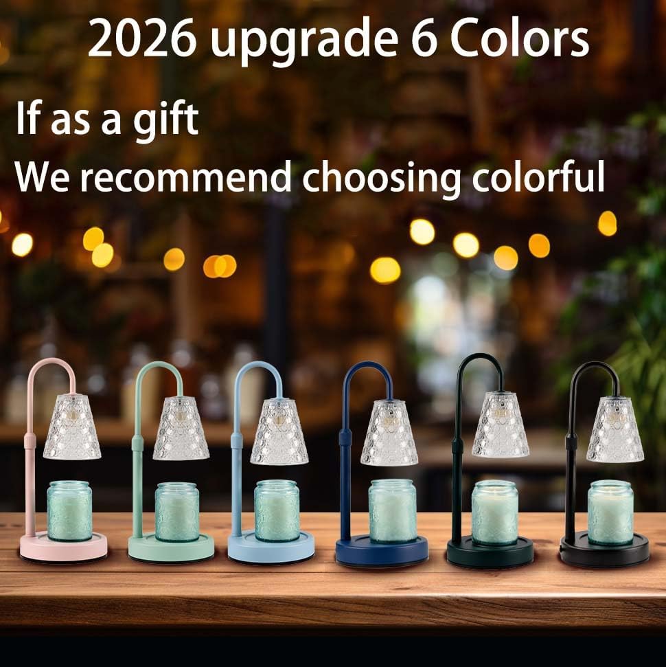 Skiennix Candle Warmer Lamp - Dimmable with Timer | Perfect Birthday Gift for Women & Moms, New Home Decor