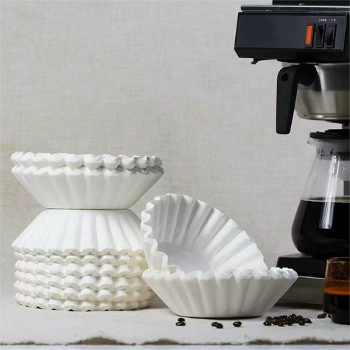 Commercial Coffee Filters - 12 Cup Extra Large Unbleached Filters (300ct) | 9.75" Diameter for Bunn Machines
