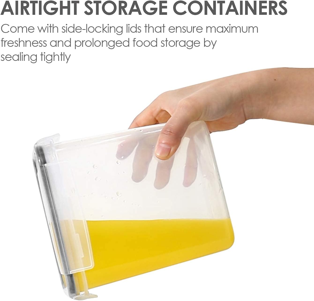 Vtopmart 32-Piece Airtight Food Storage Container Set - BPA-Free Plastic Canisters with Lids for Cereal, Flour & Sugar