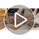 Natural Bamboo Food Storage Bag Organizer with Dispenser & Detachable Design