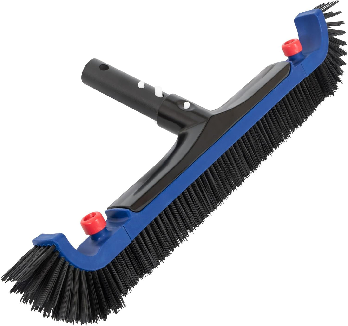 POOLAZA 20'' Curved Pool Brush - Heavy-Duty Brush Head with BPT Bristles for Inground Pools