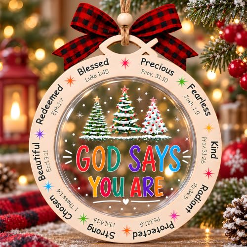 Christmas Ornaments 2026 - Christian Hanging Ornament | Stocking