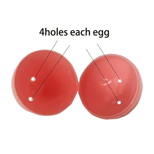 Higoala 36 Metallic Easter Eggs, Fillable Plastic Easter Egg Hunt Party Supply Pack - 2.5" Colorful Painting Color Plastic Eggs
