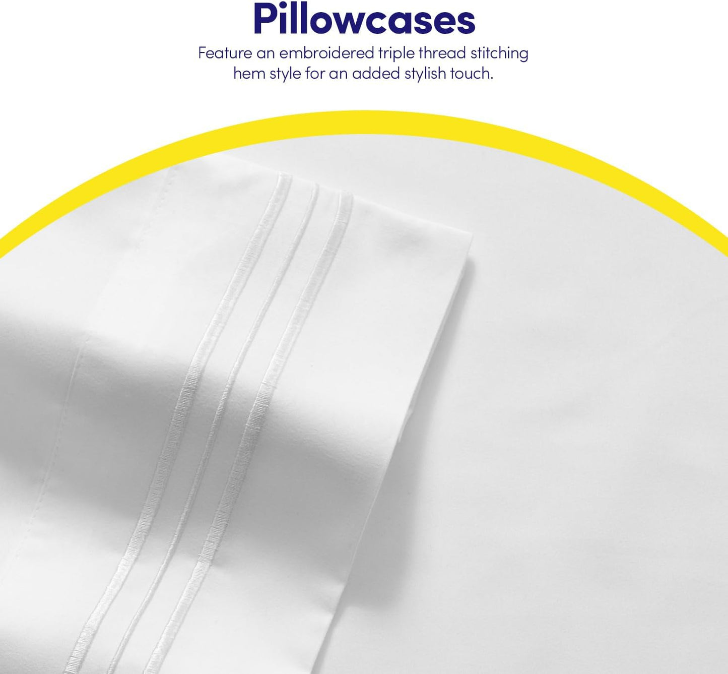 Supreme Collection Queen Sheet Sets - Luxury White Bed Sheets & Pillowcase Set | Extra Soft, Deep Pocket Design