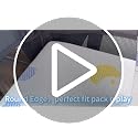 WEVFGHI Warm White Pack and Play Mattress 38x26 Dual Sided Memory Foam