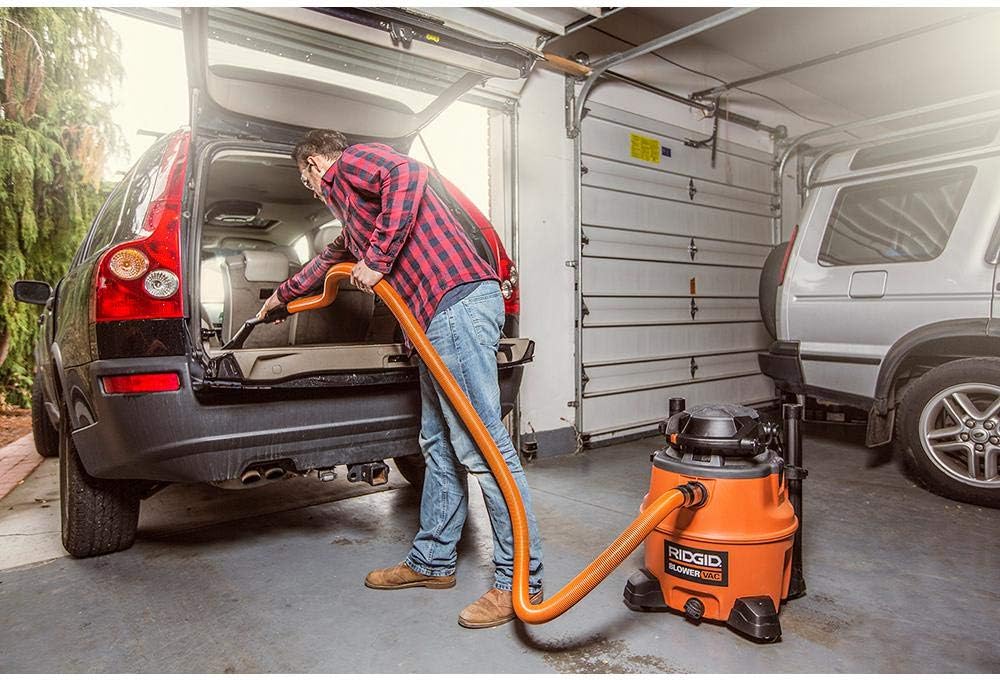 RIDGID 7-Piece Auto Detailing Vacuum Hose Accessory Kit - Fits 1 1/4 Inch RIDGID Vacuums | Black