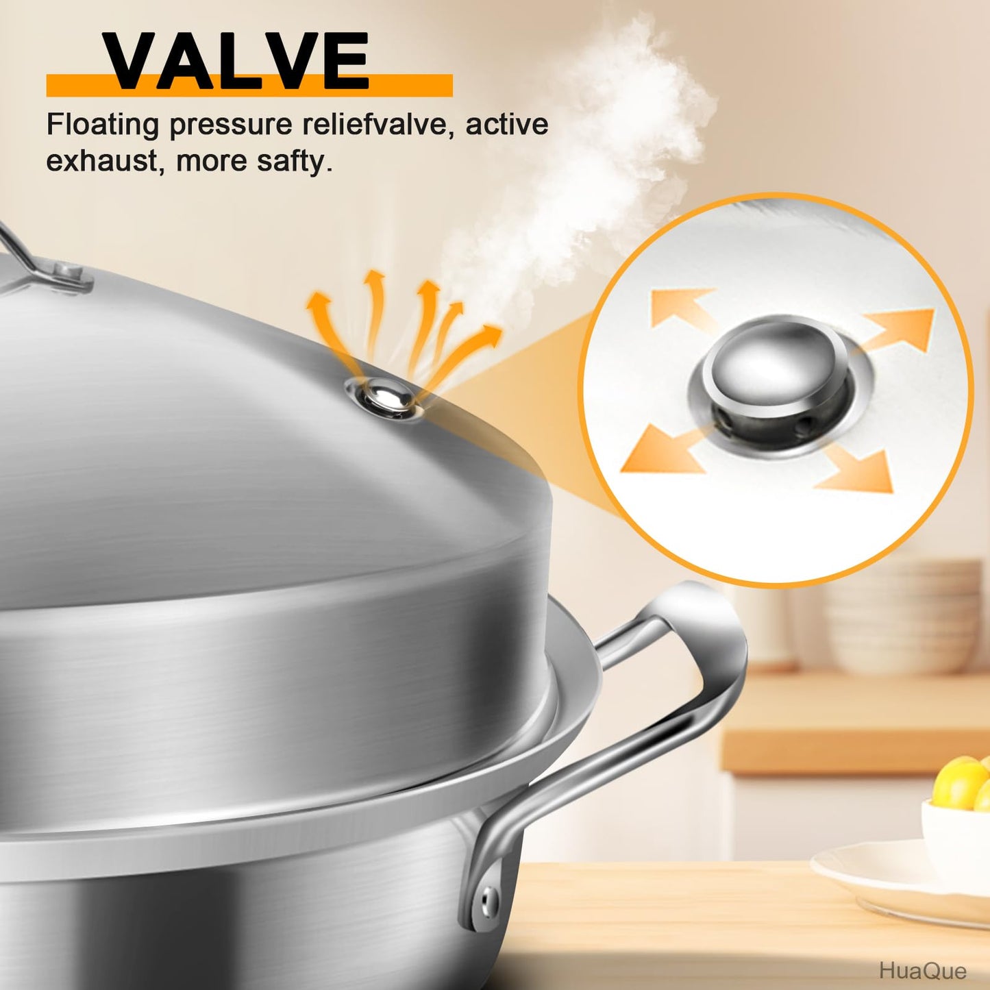 Large Roasting Pan with Rack and Lid, Gifts for mom women wife, Stainless Steel Large Oval Roaster, Nonstick Oven Cookware for Turkey Chicken, 21 Inch