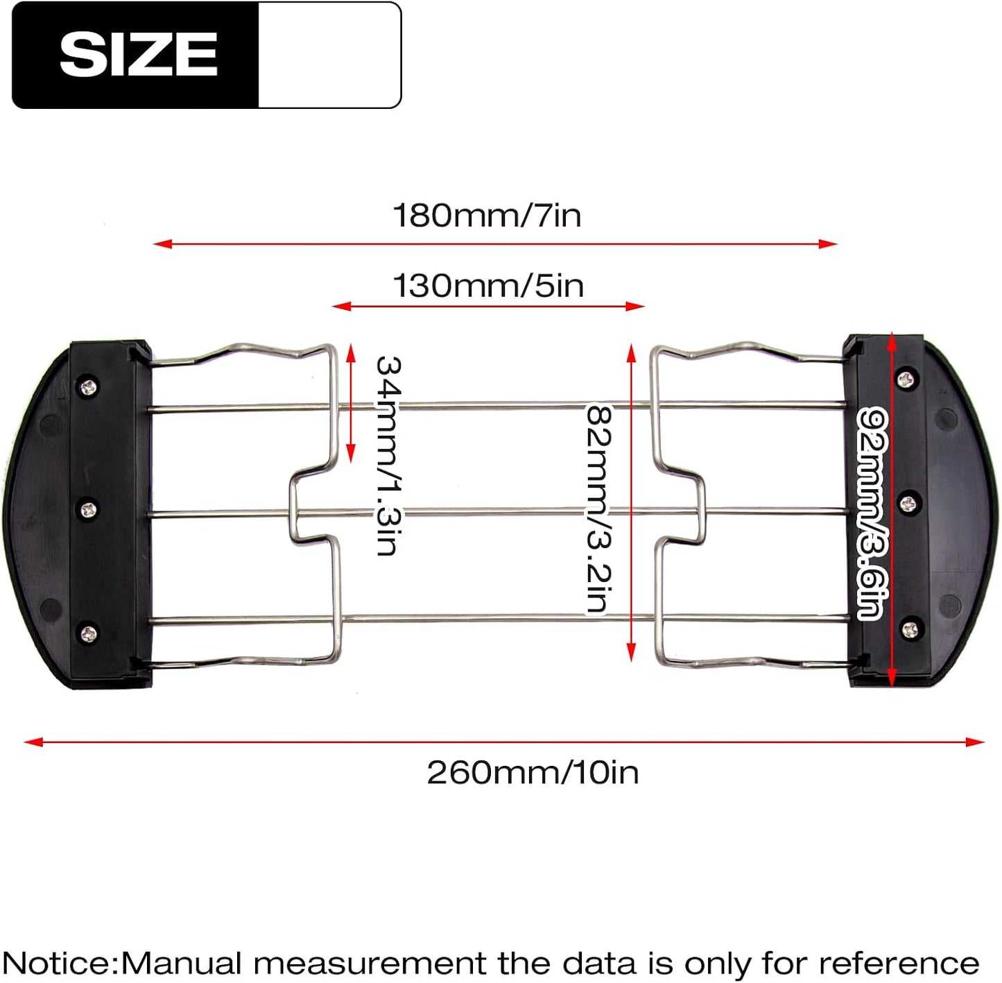 Skiennix Stainless Steel Toast Rack - Versatile Toaster Cooling Grid for Bread & Grilling | 26cm