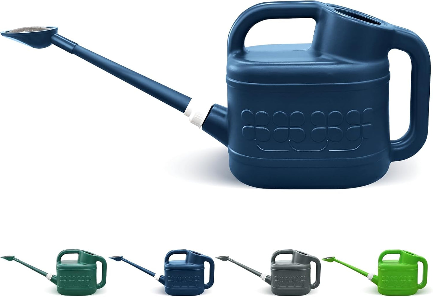Skiennix 2 Gallon Watering Can - Removable Long Spout & Stainless Steel Sprinkler Head | Ideal for Outdoor Plants