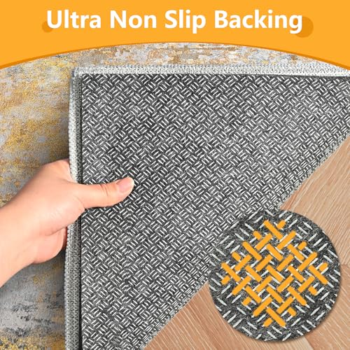 9x12 Non Slip Rug Pad Gripper - 1/4 Inch Thick Cushioned Carpet Pad - Rectangular Variation