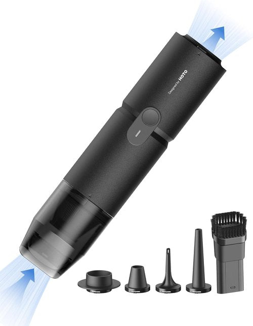 HOTO Handheld Vacuum Cleaner - Cordless 4-in-1 Portable Dust Buster with 15000Pa Suction | Ideal for Keyboards & Desks