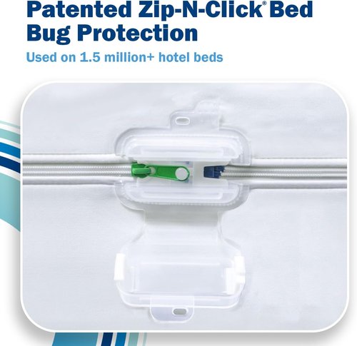 CleanRest PRO Zip-Off Top Mattress Encasement | Waterproof Twin Size Protector - Bed Bug & Allergen Proof