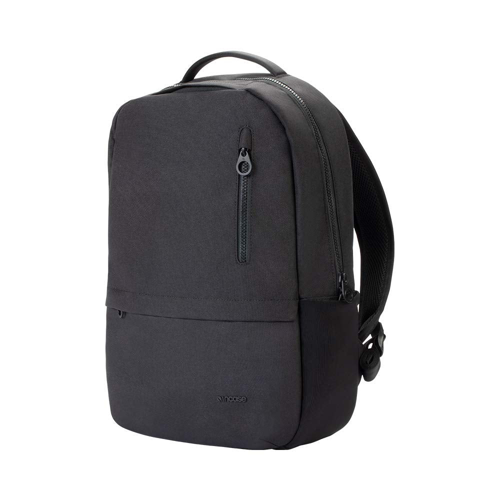Incase Campus Compact Backpack - Fits up to 16" Laptops/MacBooks - Easy Access Front Pocket for Phones/Wallets/Accessories, Luggage Pass Through, Two Side Water Bottle Pockets - Carbon