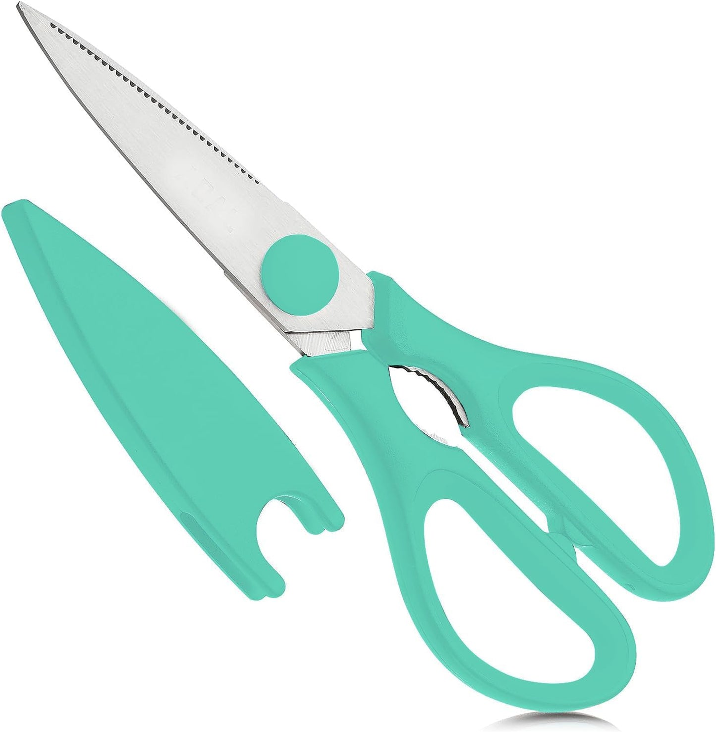 Rainspire Premium Kitchen Scissors - Heavy Duty All-Purpose Shears, Dishwasher Safe, Mint Green