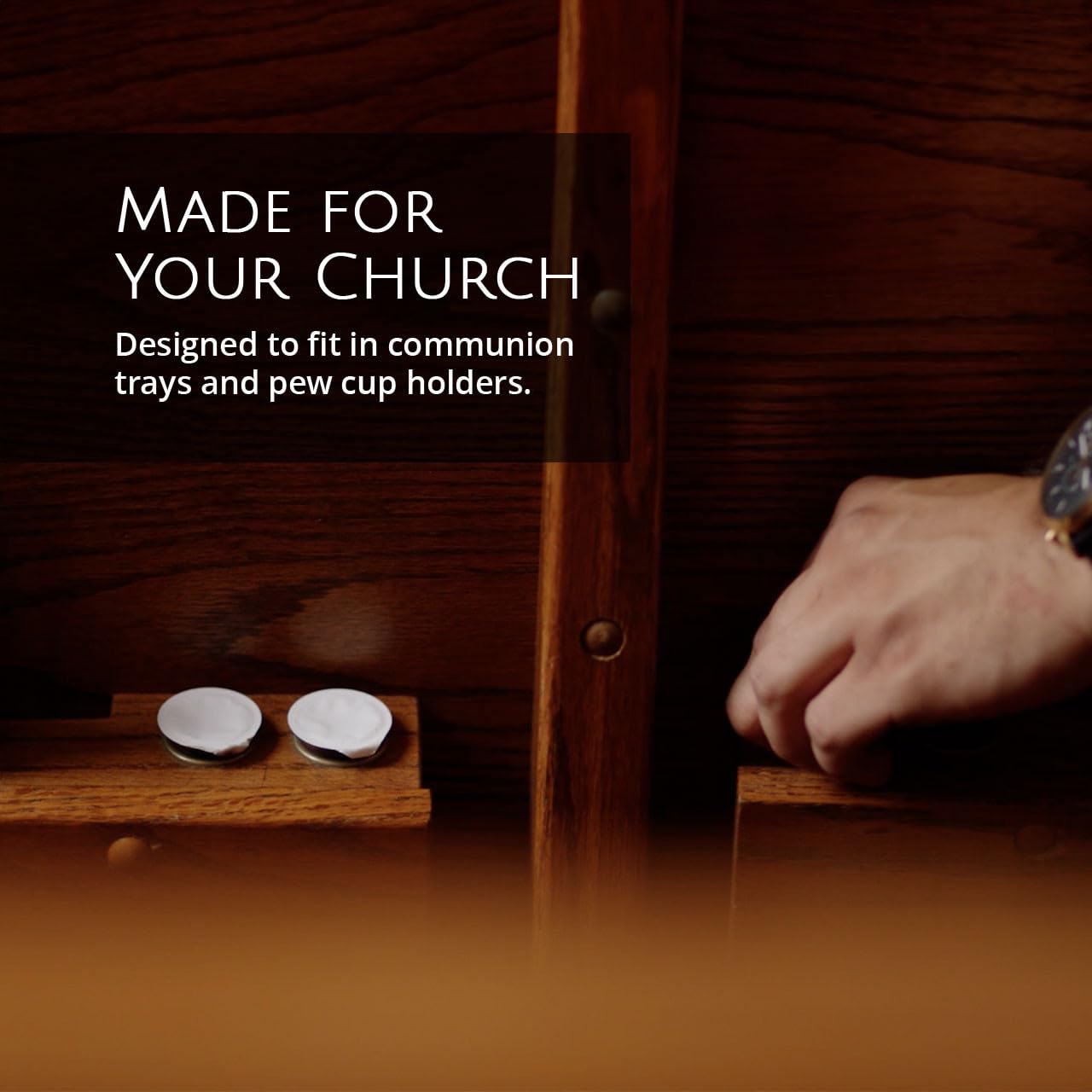 TrueVine Top & Bottom Communion Cups and Wafer Set - Prefilled Cups with Fresh Unleavened Bread & Grape Juice - Carefully Packaged & Easy to Open, Ideal First Communion Favors for Guests (100 Count)