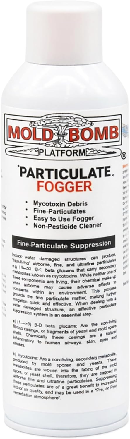 MOLD BOMB Fogger - Deep Penetrating Mold Stain & Odor Treatment - DIY Cleanup Solution (1 Pack)