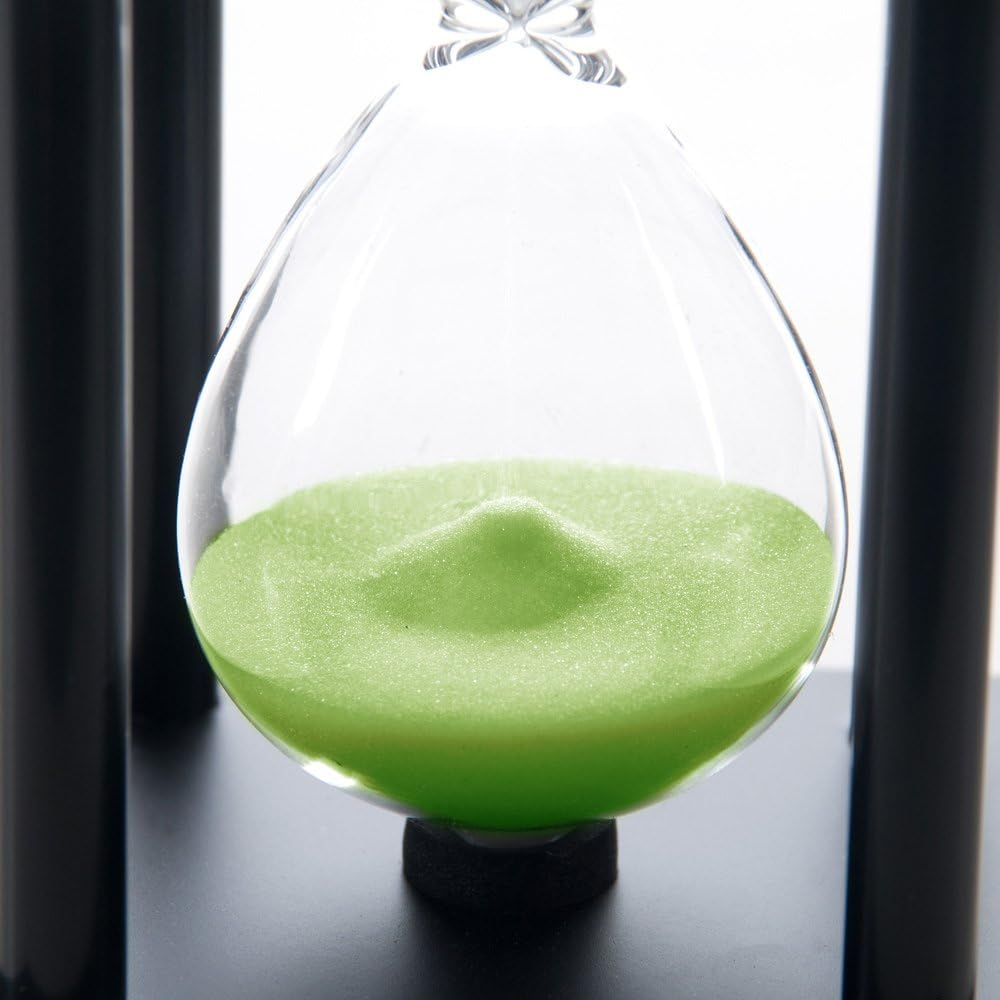 60-Minute Wood Sand Timer Hourglass | Bellaware White Decorative Timer