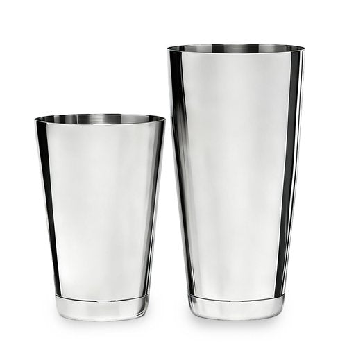 Boston Cocktail Shaker, 18oz & 28oz 2-Piece Tins, Professional Bar Shaker for Bartending, Cocktail Shakers, Essential Bar Tools for Mixing Drinks（Sliver）