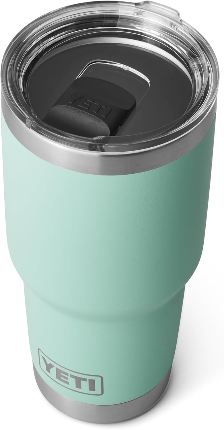 YETI Rambler 30 oz Tumbler - Stainless Steel Vacuum Insulated with MagSlider Lid | Seafoam Color