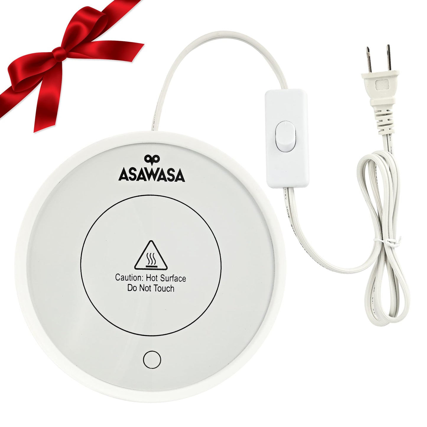 ASAWASA Smart Candle Warmer for Large Jar, Coffee Mug Warmers, with Gravity Switch Auto Shut-On/Off, Safely and evenly Release The Aroma, Keep The Drink at a Pleasant Temperature, A Thoughtful Gifts