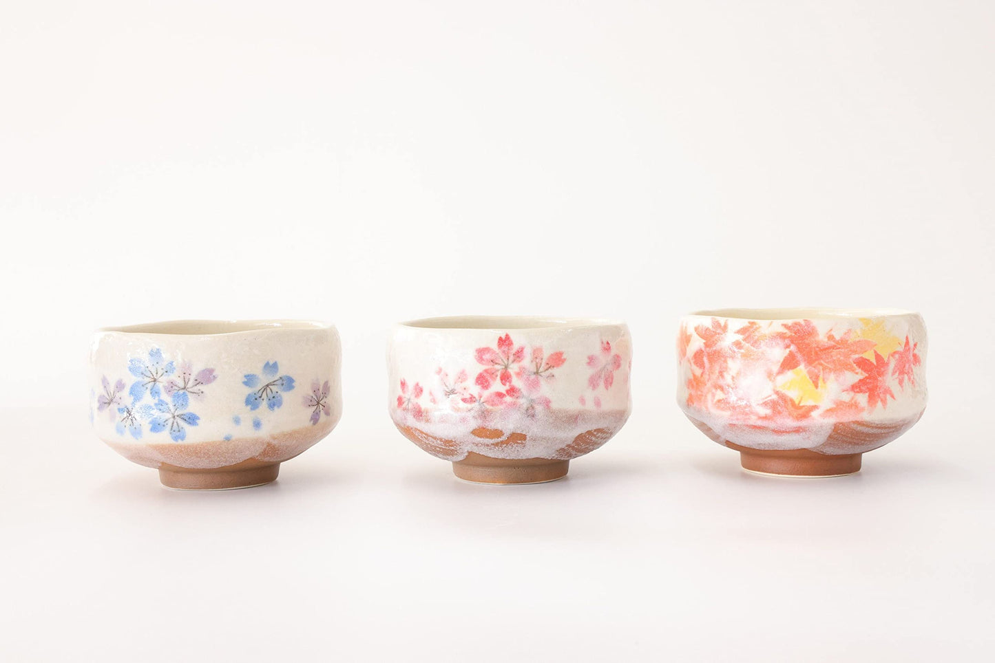 Mino Ware Mini Matcha Tea Bowl, 3.7 inch, Heian-Sakura Red, Japanese Pottery, Ceramic, Small Tea Bowl, Sake, Gift, Chawan, 5.4 floz