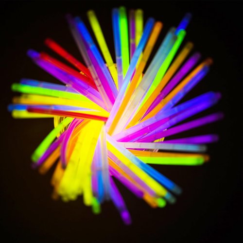 207 Glow Sticks Bulk Party Pack, Halloween Glow Sticks For Kids Camping, Glow In The Dark Sticks,8” Glow Party Supplies Bracelets with Connectors