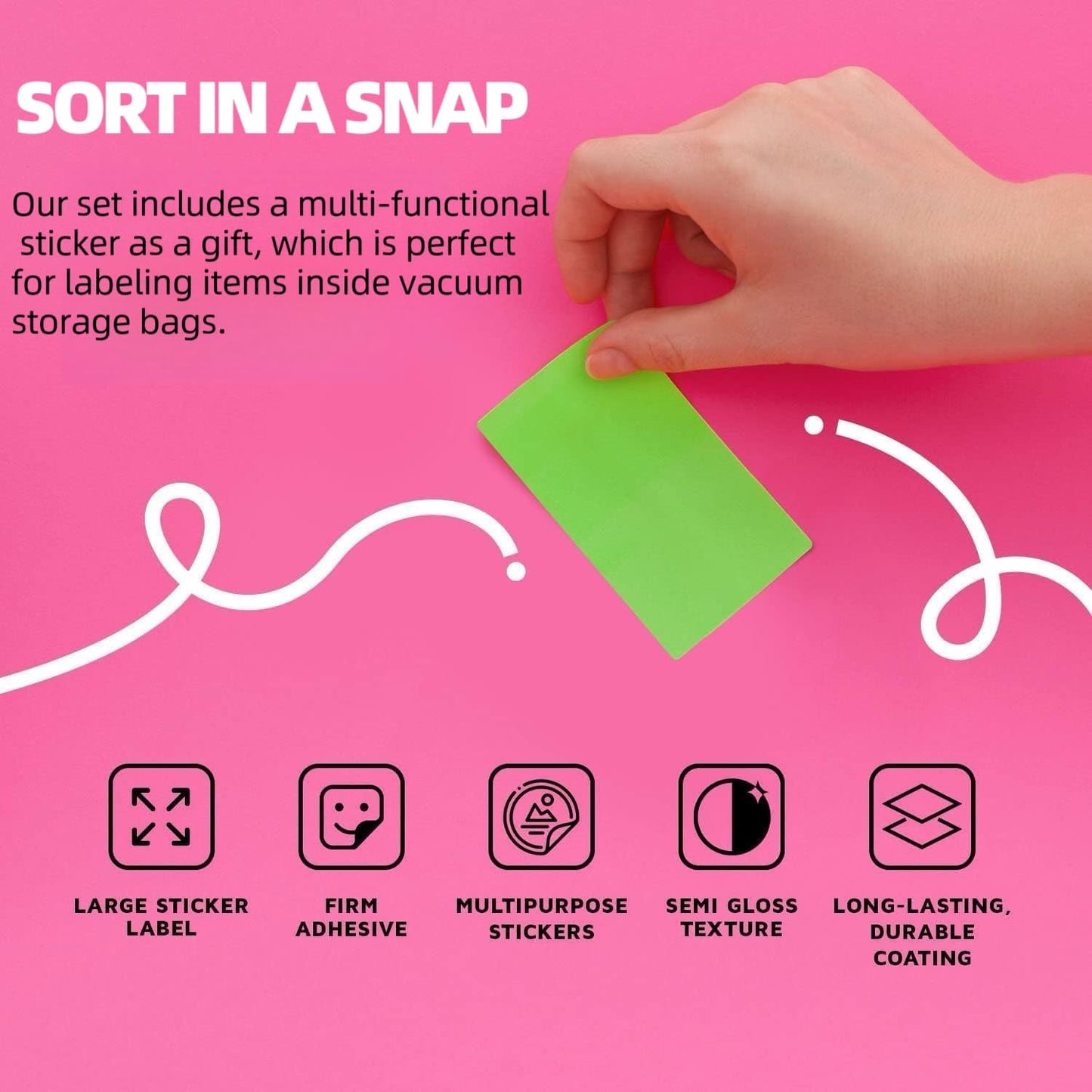 Skiennix Vacuum Bags for Travel - 25 Pack Compression Packing Bags with Rechargeable Air Pump | Space Saver for Luggage & Clothing