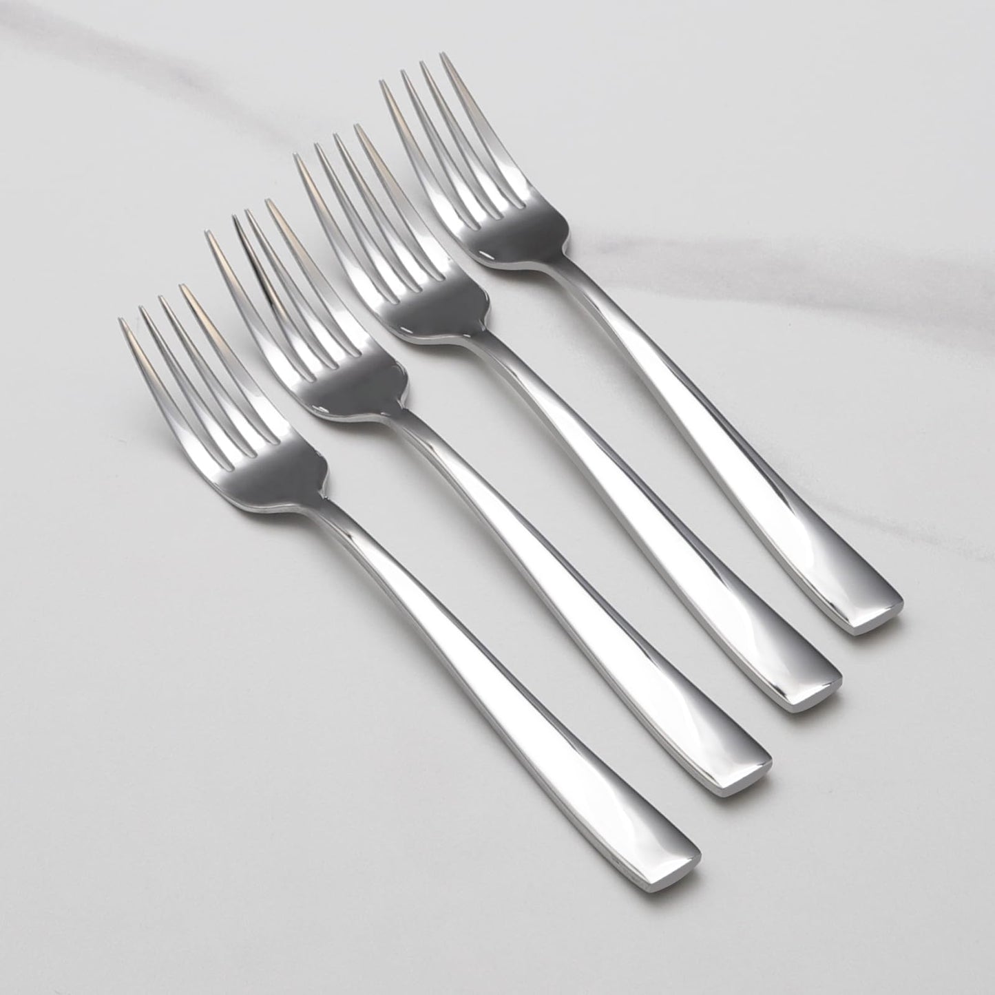 8-Piece Dinner Forks Set, Food Grade Stainless Steel Silverware Fork, Flatware Forks Use for Home, Kitchen, Restaurant, Dishwasher safe - 8.1 Inches
