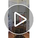 Round 5-Tier Rotating Bookshelf - Gold, Narrow Space-Saving Spinning Bookcase