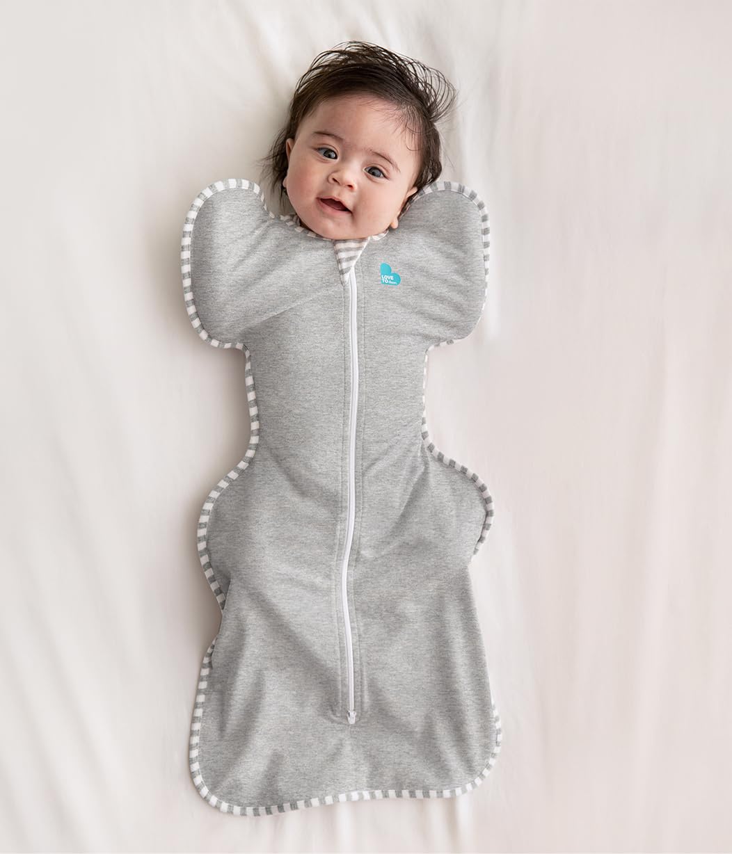 Love to Dream Swaddle UP - Baby Sleep Sack for Self-Soothing | 1.0 TOG, 13-19 lbs, Gray