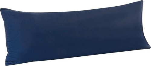 FLXXIE Body Pillow Cover - Super Soft Microfiber 20x54 | Envelope Closure, Stain Resistant, Navy