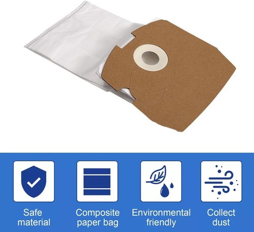 Clean Obsessed HEPA Vacuum Bags - 10 Pack Replacement for CO711 & C105 Canister Cleaners