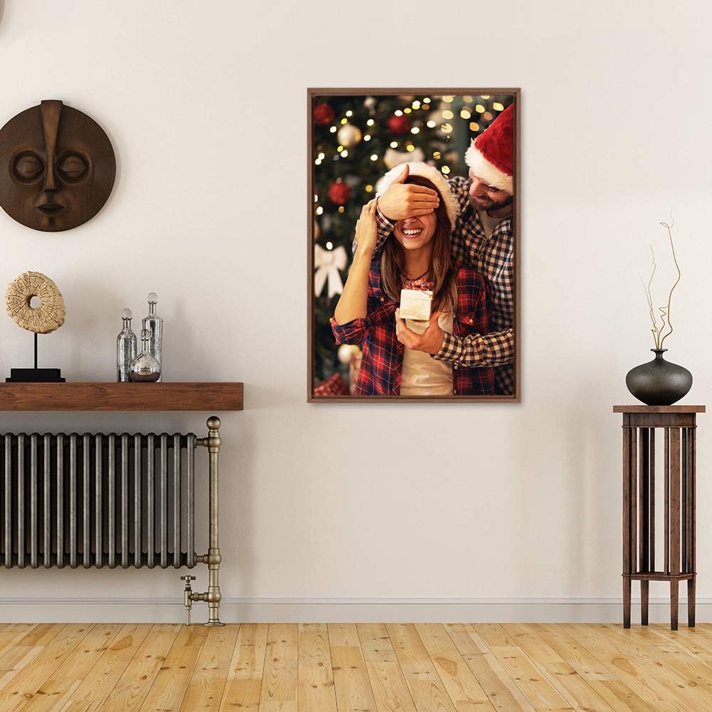 Wall26 Framed Canvas Wall Art - Custom Living Room & Bedroom Decor, Ready to Hang - 24"x36", Natural Frame