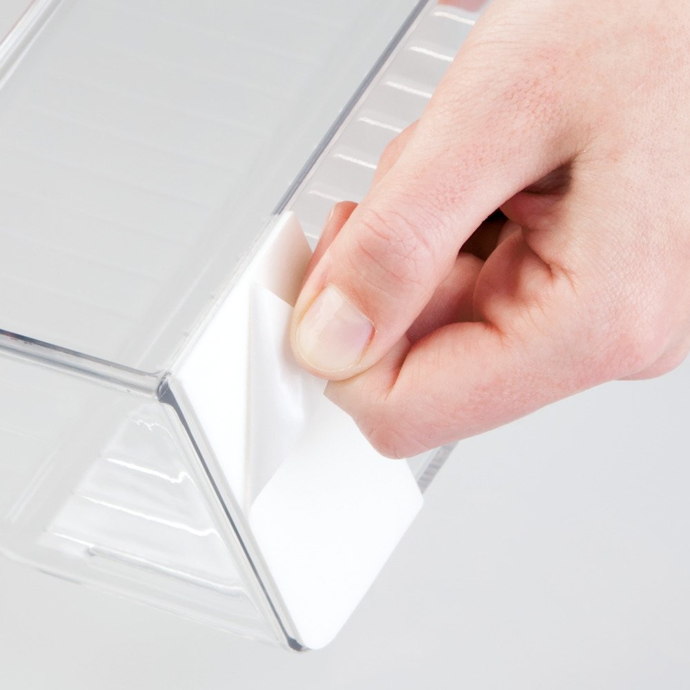 iDesign Adhesive Organizer Bin, Clear