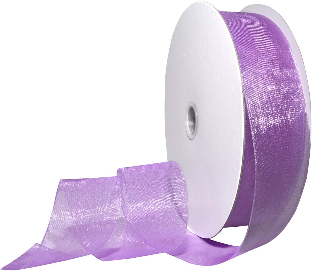 Red Organdy Nylon Ribbon - 5/8 Inch x 100 Yards | Morex 91803/100-609