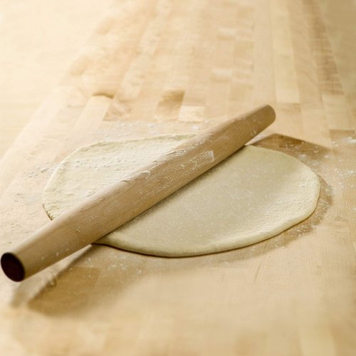 French Rolling Pin - 17-Inch Wooden Roll Pin for Fondant, Pie Crust, Cookie & Pastry Dough