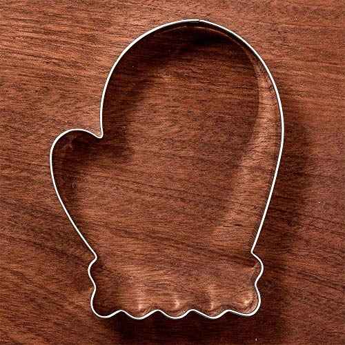 LILIAO Christmas Winter Mitten Cookie Cutter - 3.1 x 4 inches - Stainless Steel
