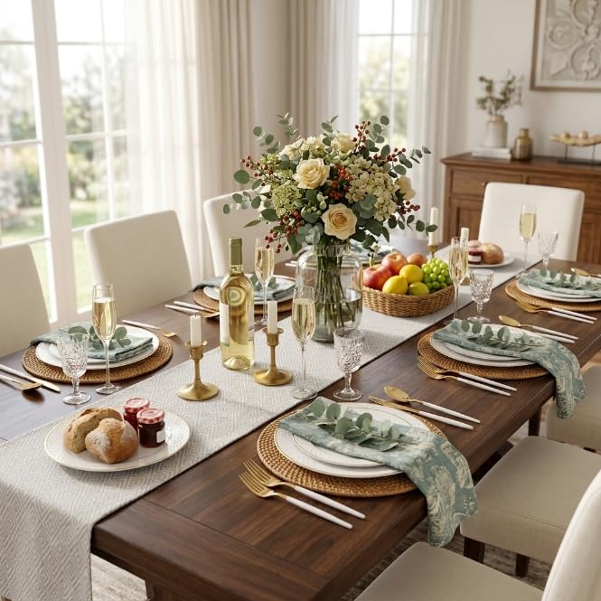 300 Pcs Gold Plastic Silverware Set with White Handles - Disposable Flatware