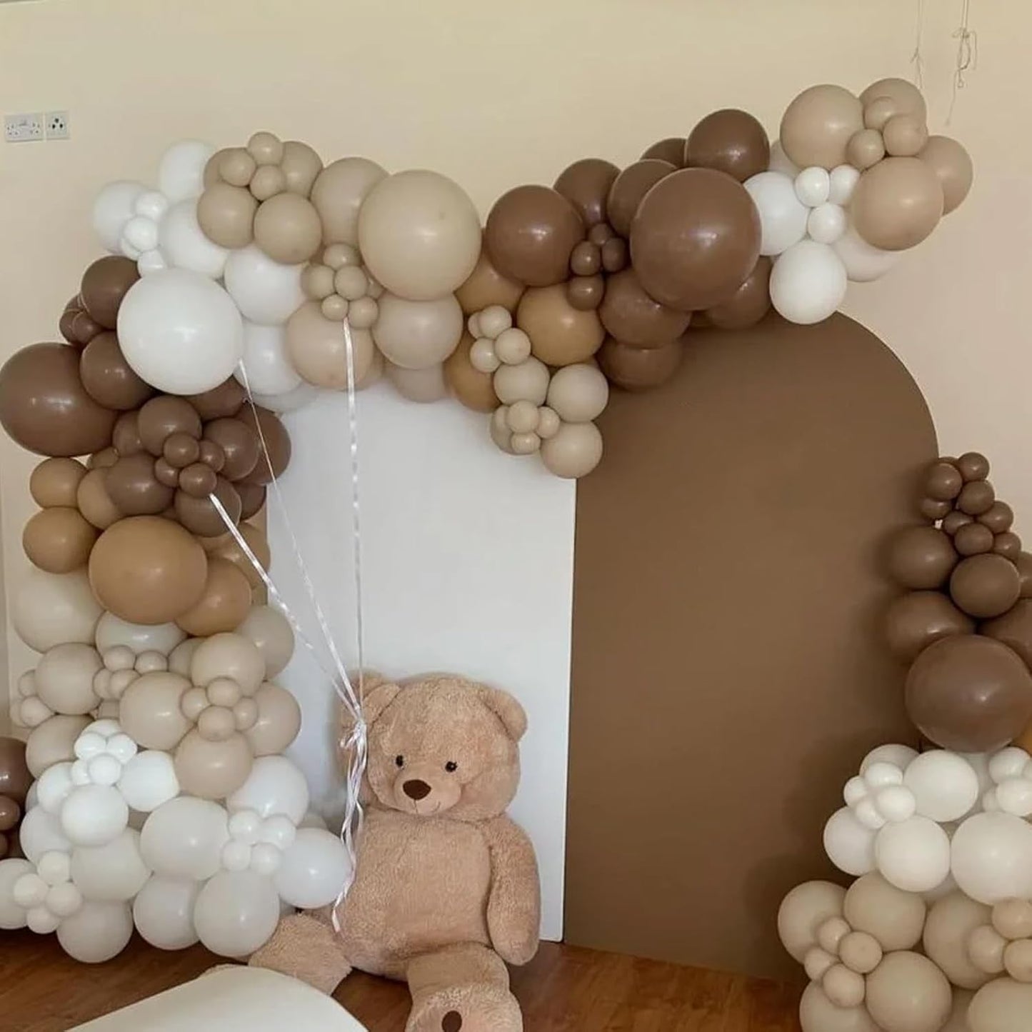 Voircoloria Brown Balloon Garland Arch Kit - 90 Pack in Various Sizes for Graduation, Weddings & Parties
