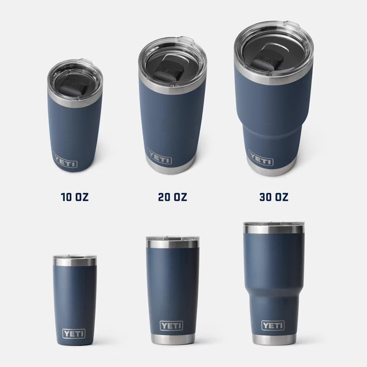 YETI Rambler 20 oz Vacuum Insulated Stainless Steel Tumbler - MagSlider Lid Included