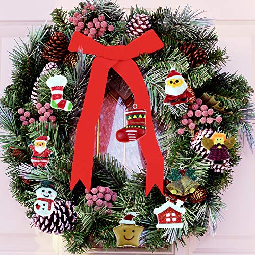 30pcs Christmas Mini Ornaments, Resin Miniature Decorations for Mini Christmas Tree