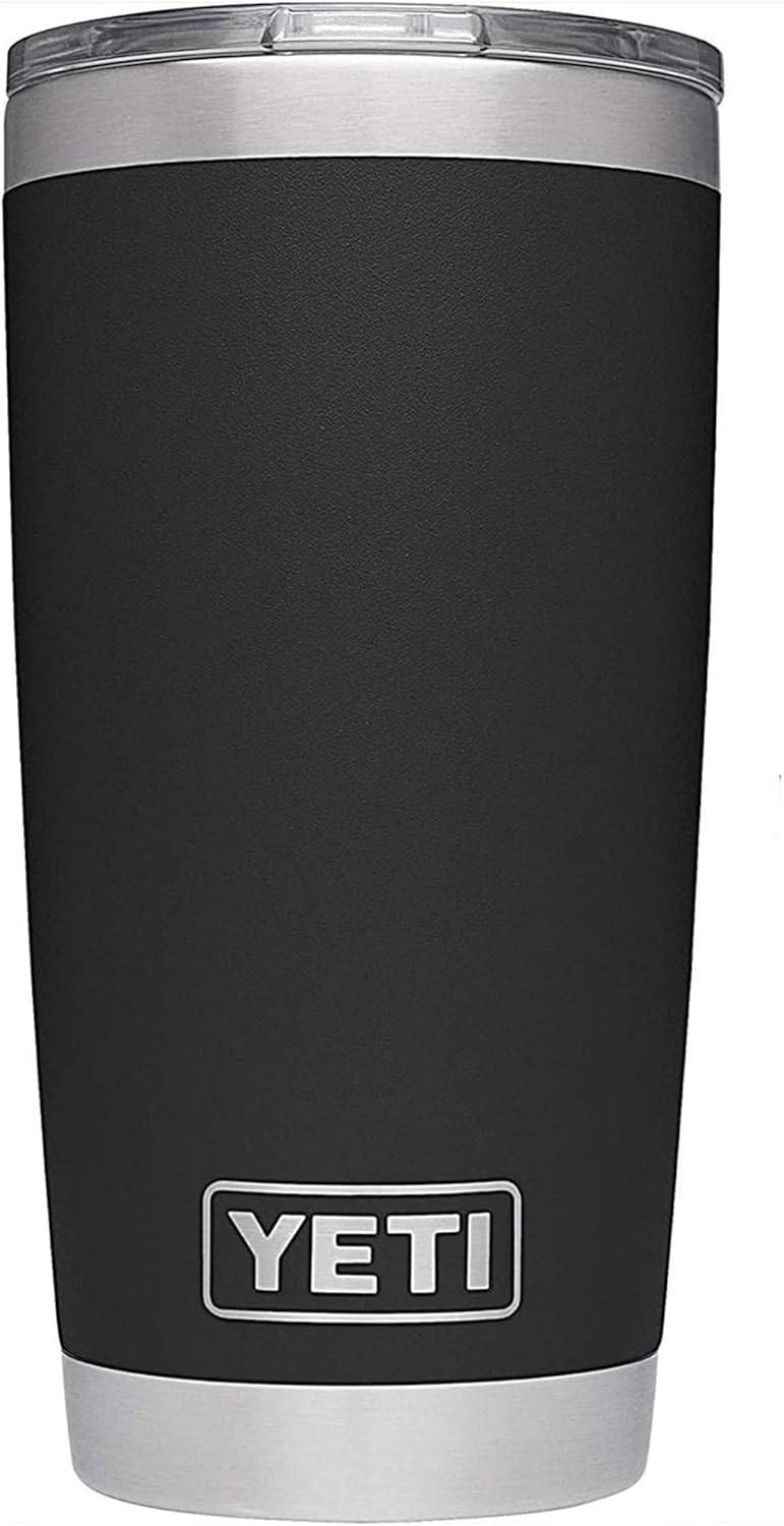 YETI Rambler 20 oz Vacuum Insulated Stainless Steel Tumbler - MagSlider Lid for Easy Drinking
